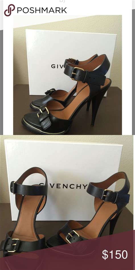 givenchy sandal stacked heel round|Givenchy shoe size chart.